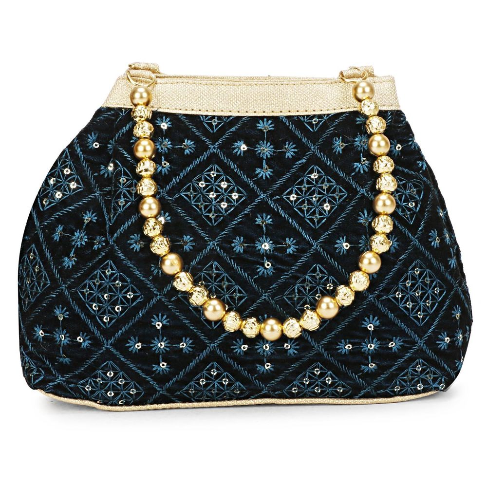 Potli Bags & Wristlets Clutch Wedding, Potli Gift Dark >:(